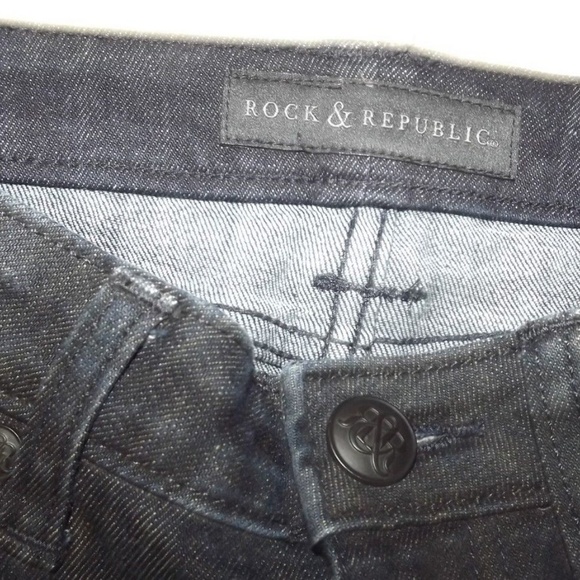 UNIQUE ROCK & REPUBLIC Groupie Black Skirt Size 4 - Picture 4 of 8